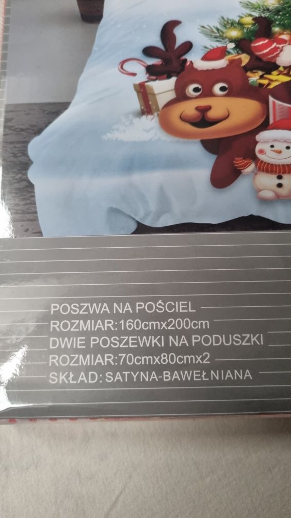 Pościel świąteczna MILANO 160X200