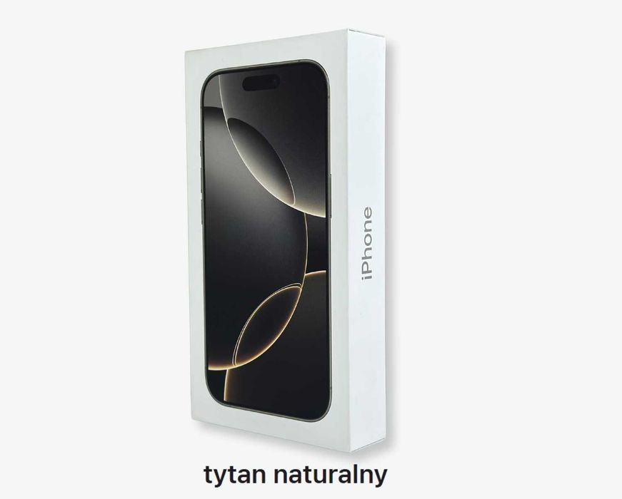 NOWY iPhone 16 Pro Max 256GB Tytan Naturalny 5000zł Żelazna 89