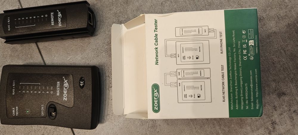 Tester kabli internetowych