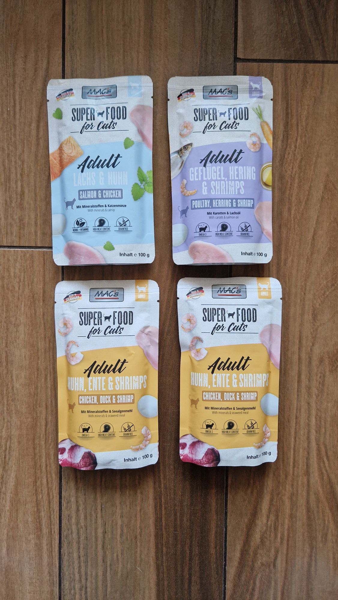 Mokra karma dla kota, 14szt 85-100g, Feringa, Mac