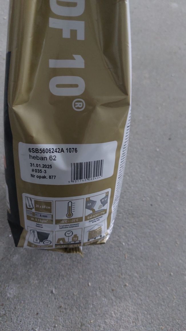 Fuga elastyczna Sopro DF10 62 heban