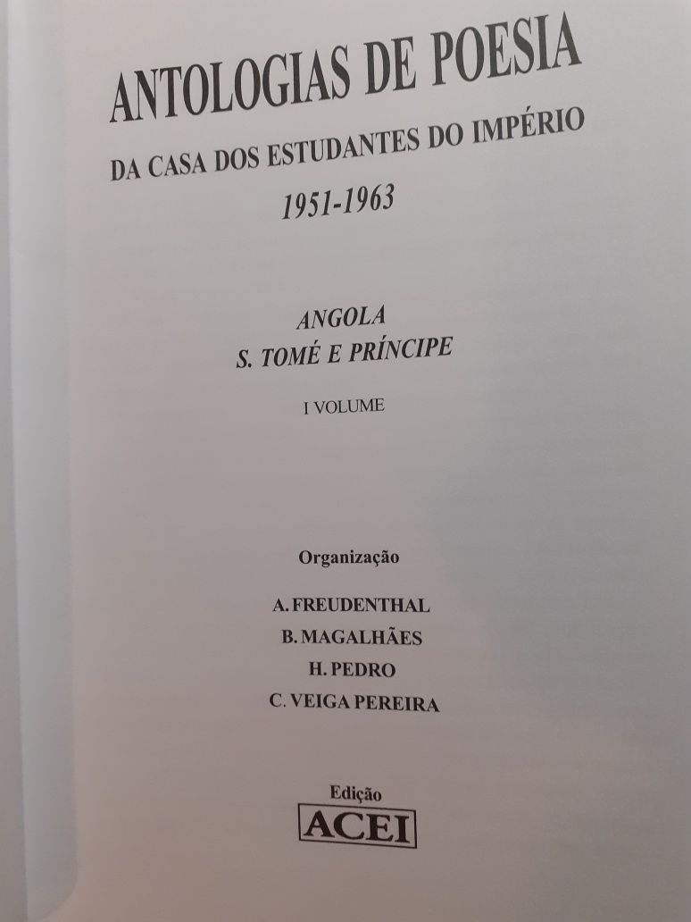 Antologias de Poesia da casa dos estudantes do Império