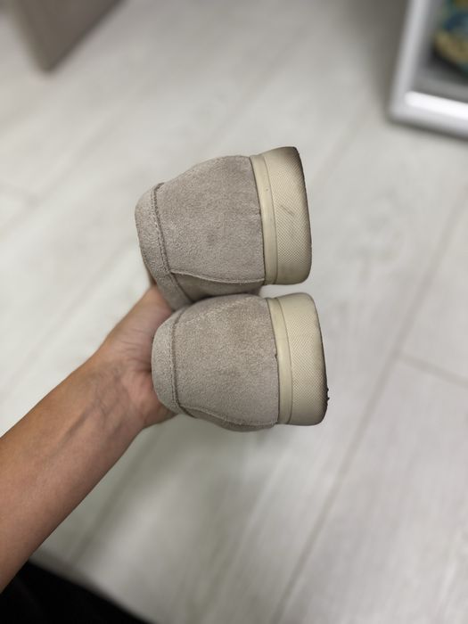 Лоферы замшевые мужские