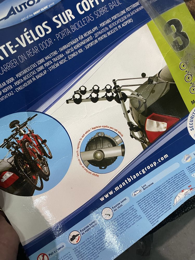 Vendo suporte para transporte de bicicletas