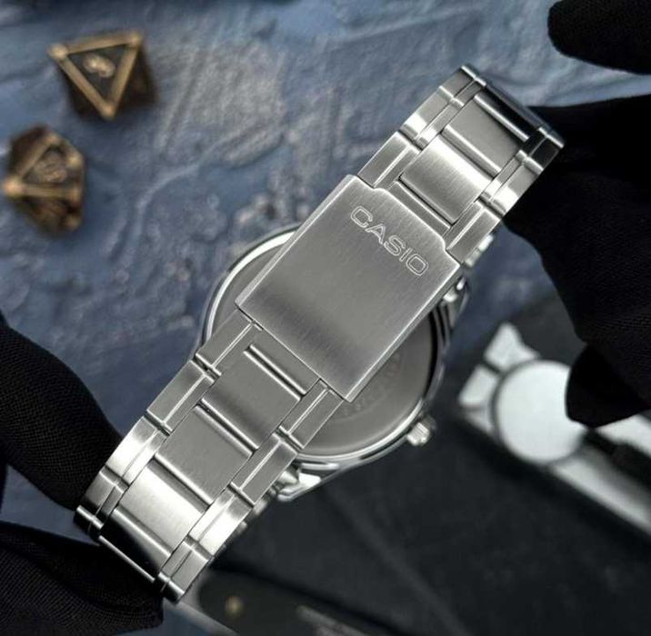 Чоловічий годинник Casio MTP-V005D-2B5 Оригінал Гарантія Мужские часы