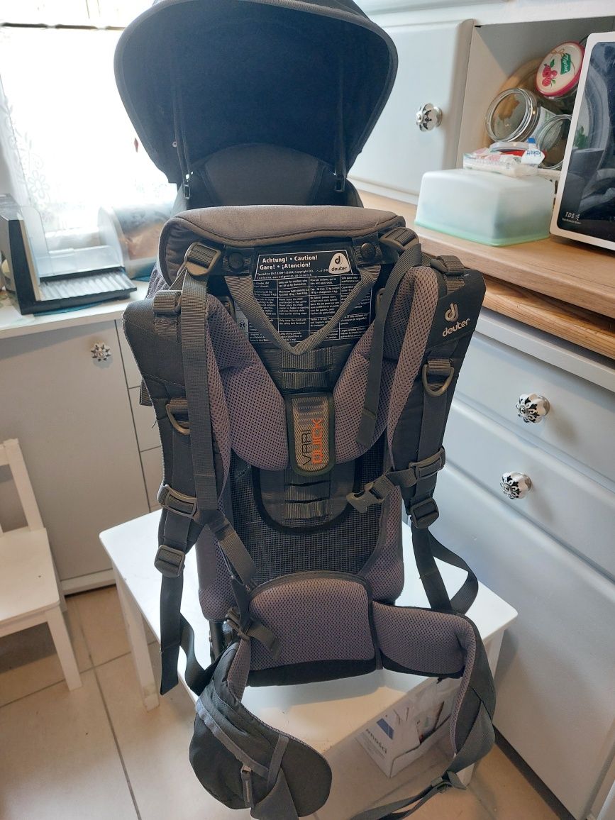 Nosidełko DEUTER turystyczne Kid Comfort 1 BARDZO DOBRY STAN