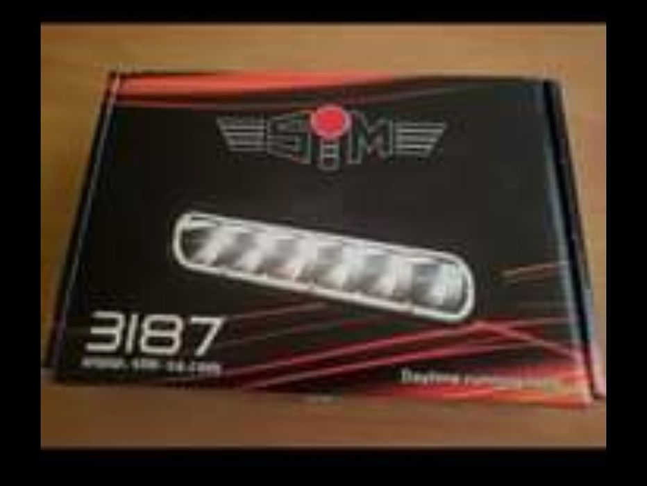 Faróis daylight novos na caixa