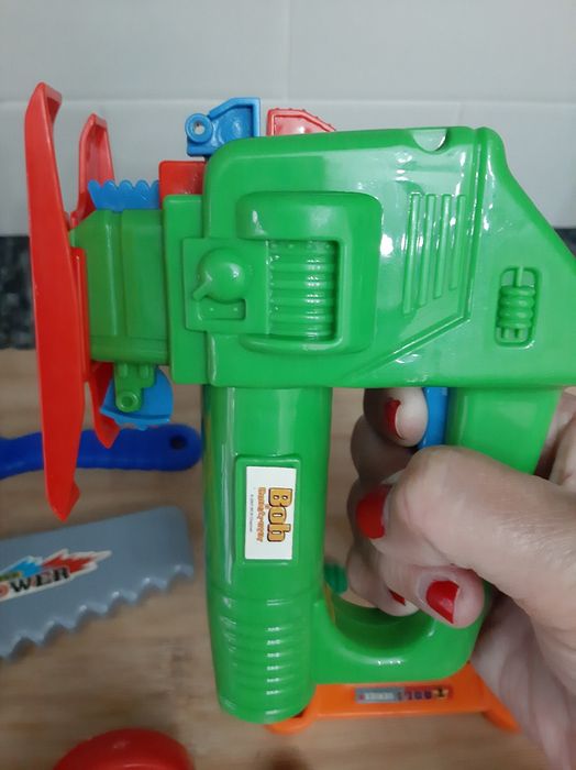 Conjunto de ferramentas de brincar