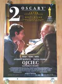 Plakat filmowy OJCIEC/Anthony Hopkins/Oscar/Oryginał z 2021 roku.