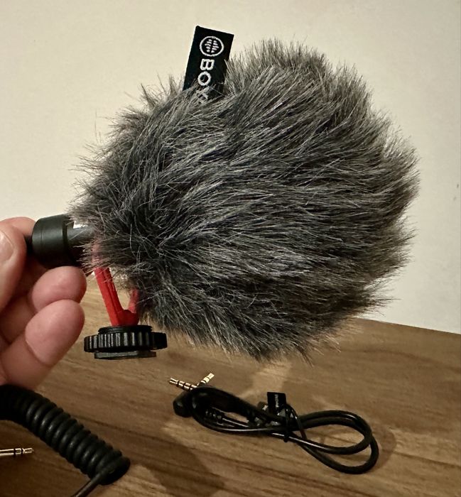 Microfone Boya by MM1 - NOVO