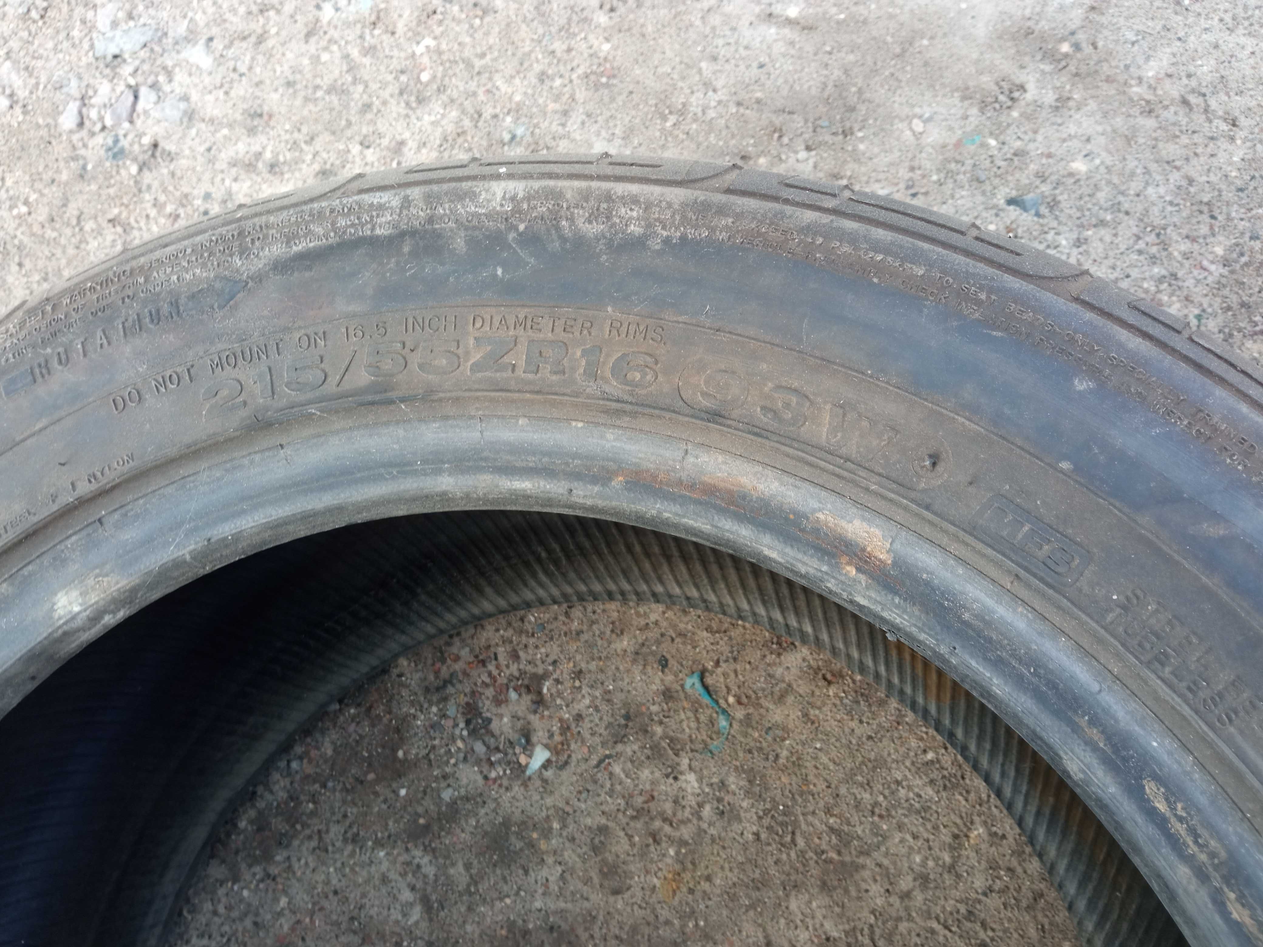 215/55 r16 Dunlop SP Sport 9000 одиночка колесо шина резина 1шт