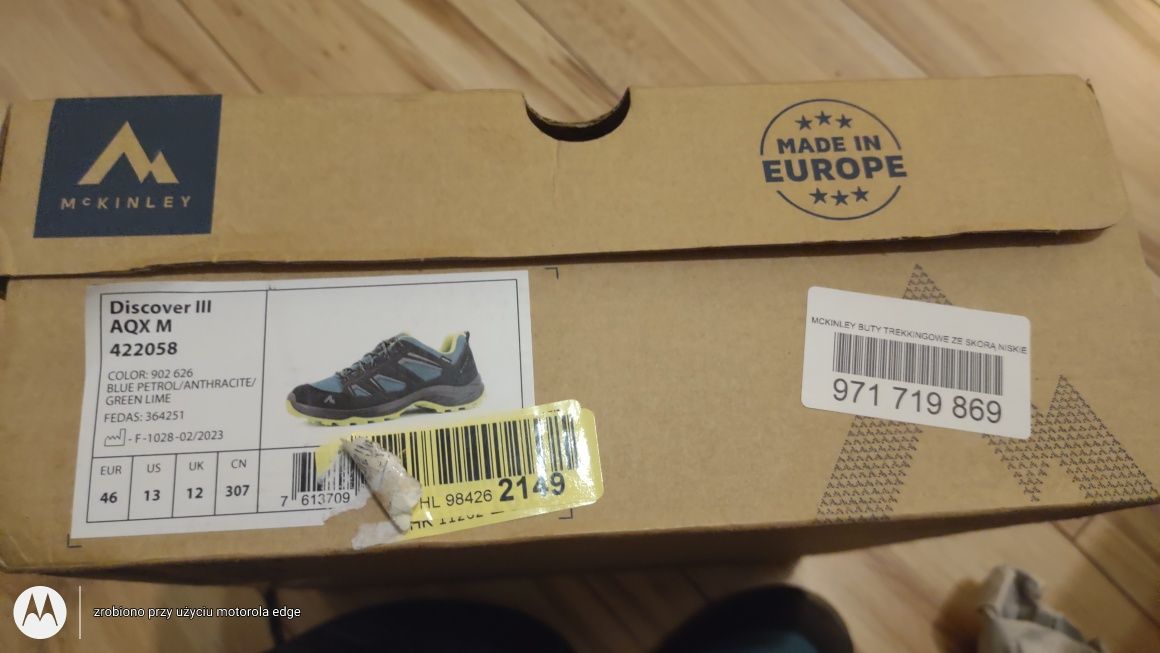 Buty trekkingowe McKinley 45- 46