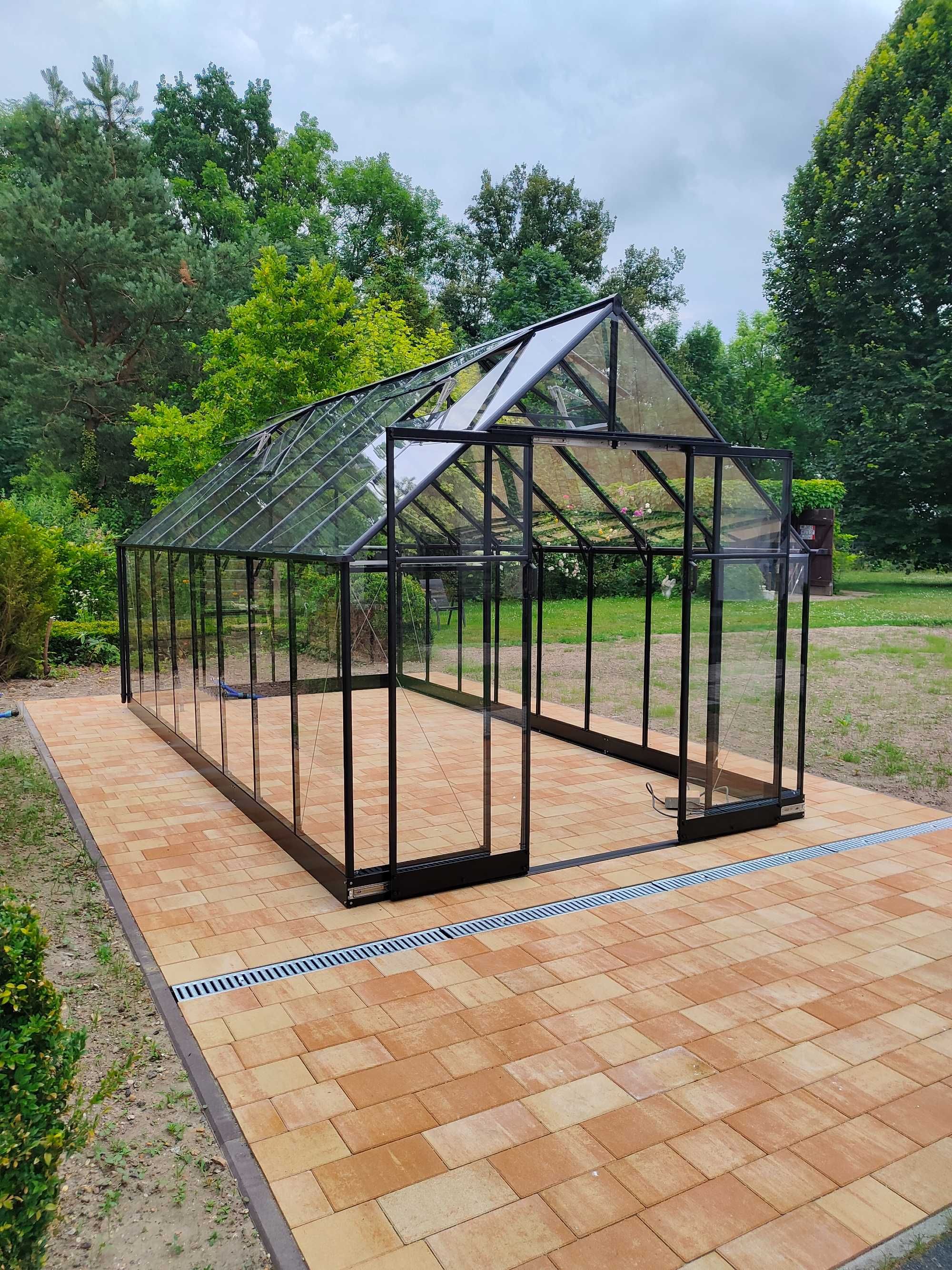 szklarnia ogrodowa qube 13m² szkło hartowane