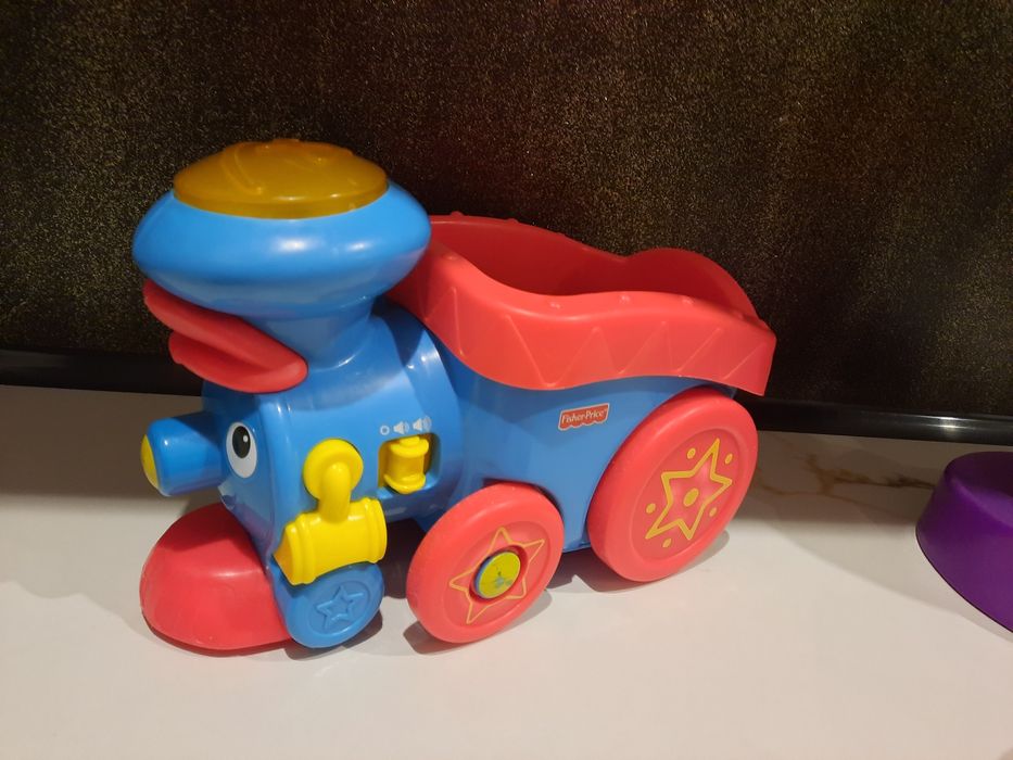 Zestaw zabawek edukacyjnych interaktywnych fisherprice vtech po angiel