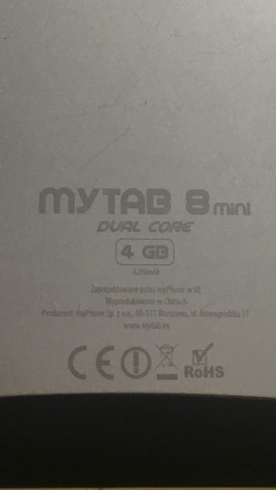 Tablet mytab 8 mini