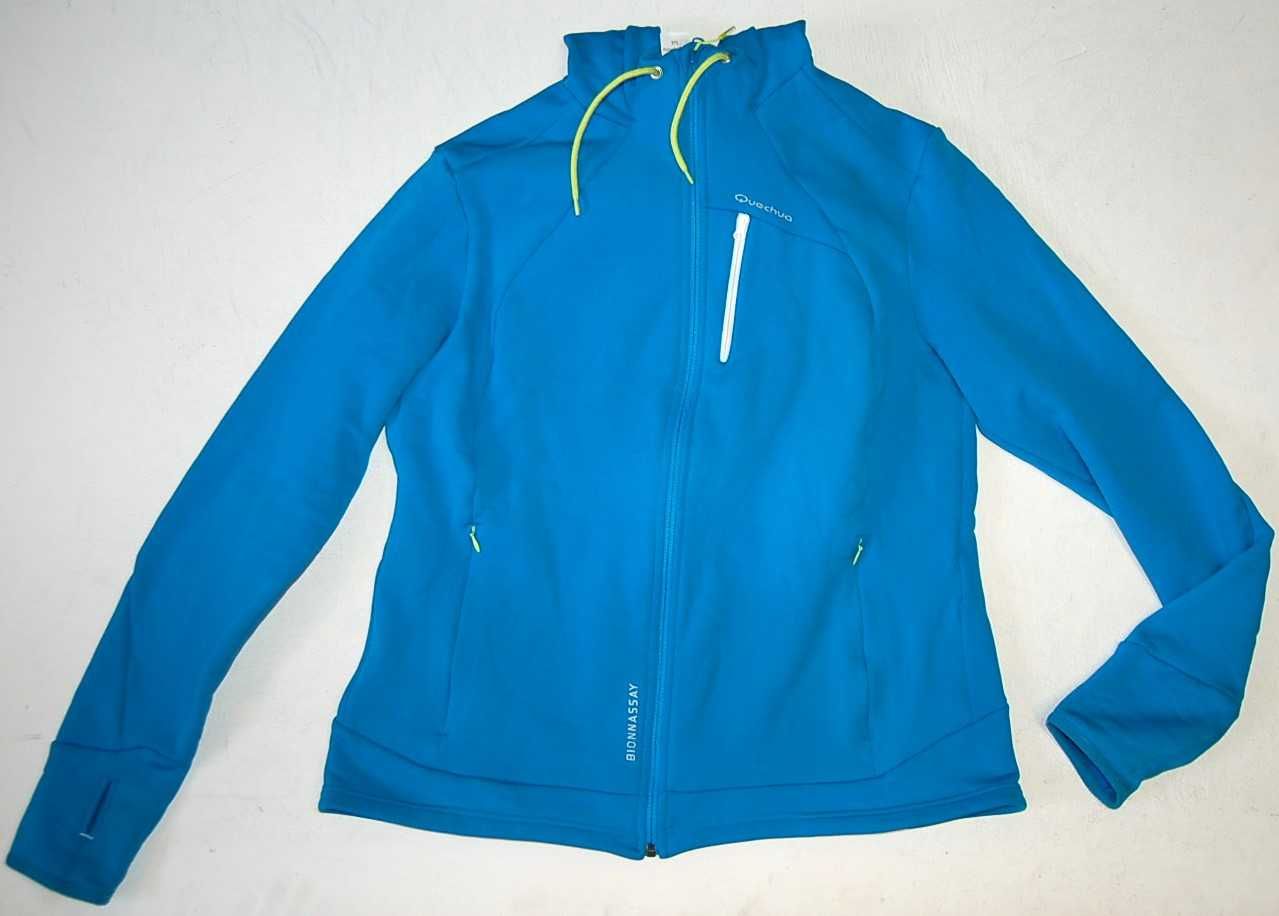 QUECHUA XL/XXL bluza damska ciepła z kapturem