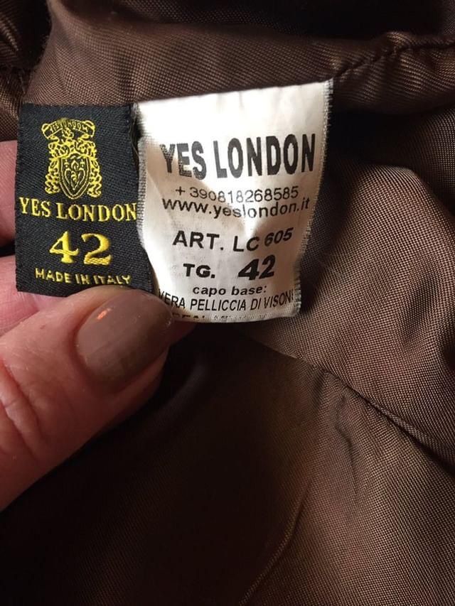 Норковая куртка YES LONDON