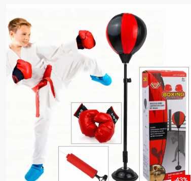 Боксерська груша на стійці з рукавичками боксерський набір до 102см