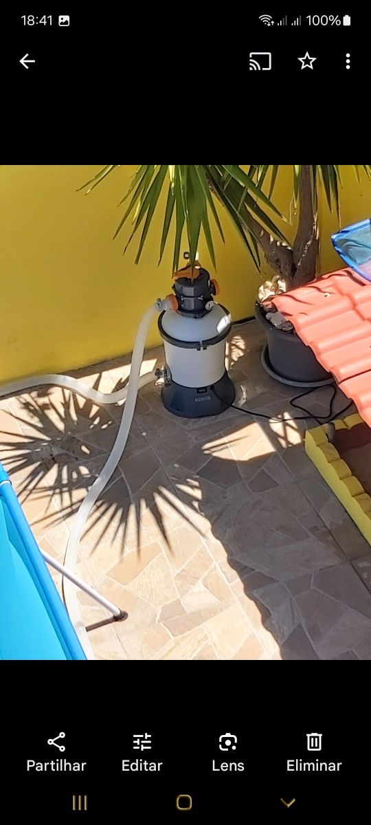 Filtro de piscina areia
