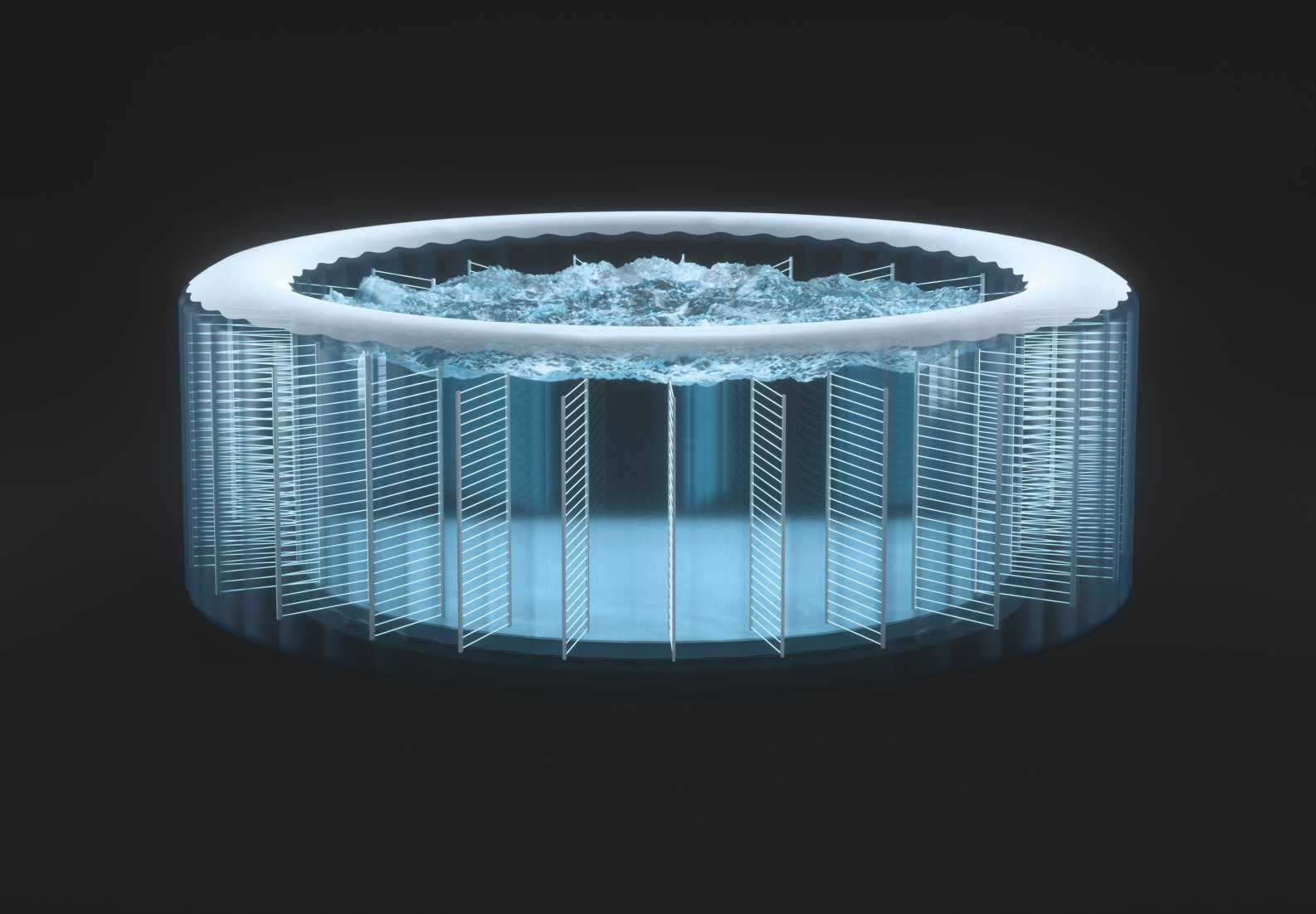 Basen z hydromasażem INTEX 28428 Pure Spa Jacuzzi dmuchane 6 osobowe