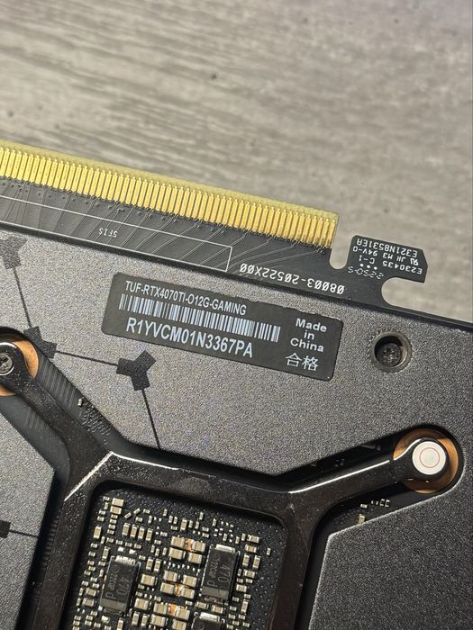 Обмен Видеокарта Asus RTX 4070 Ti 12gb Tuf Gaming