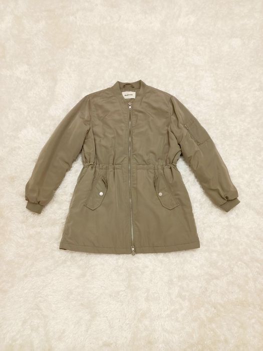 Куртка modstrom жіноча тепла хакі зелена парка вітровка демісезонна