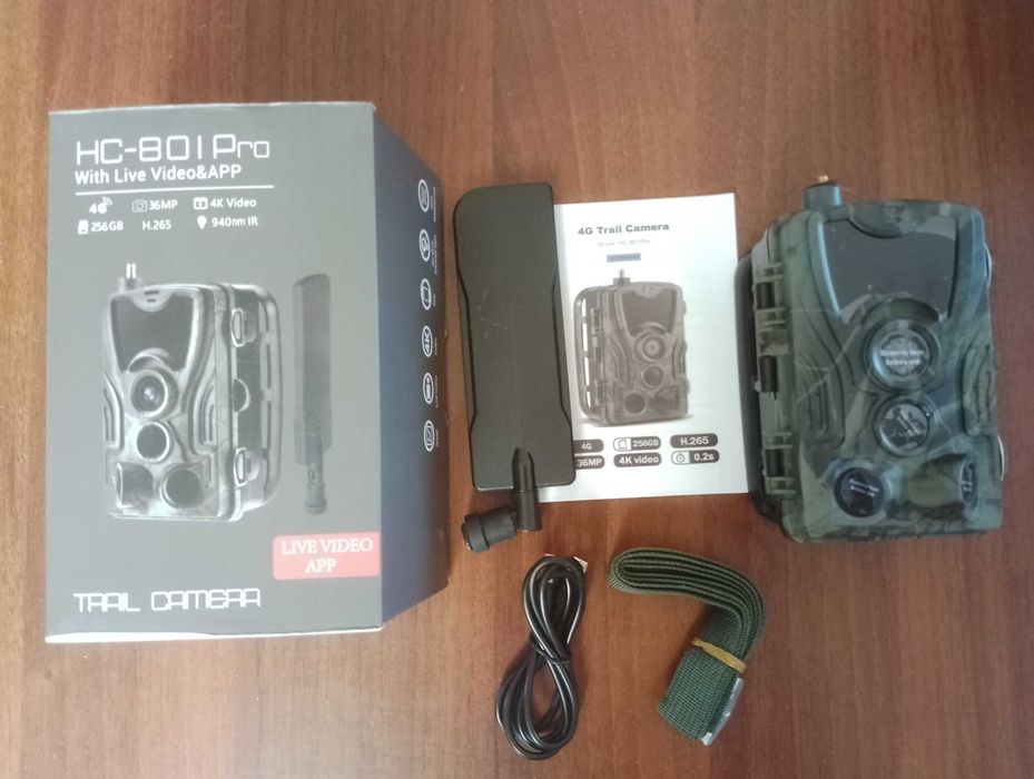 4G фотопастка Suntek HC-801Pro Li (5000mAh, 30Mp, Хмара, Онлайн відео)