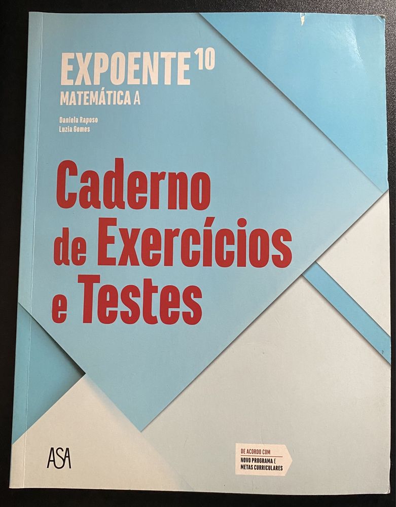 Expoente 10 ano - manuais de matemática+ caderno de atividades