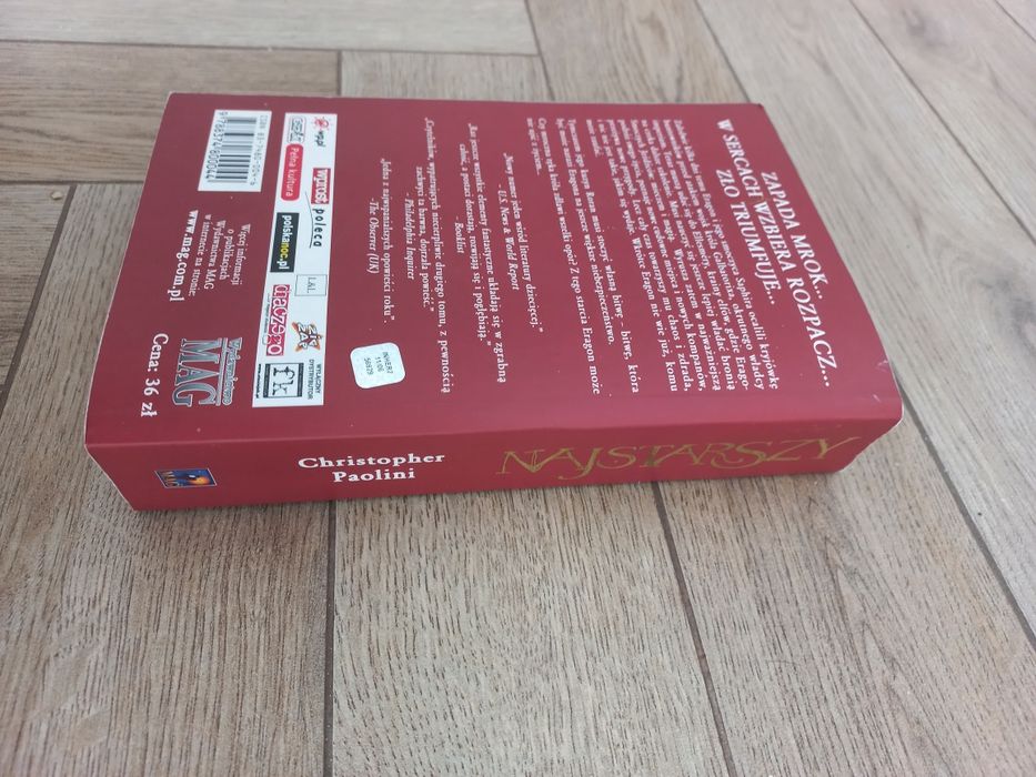 Sprzedam książkę 'Najstarszy' Christopher Paolini.