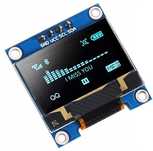 Wyświetlacz OLED 0,96 I2C SSD1306 niebieski