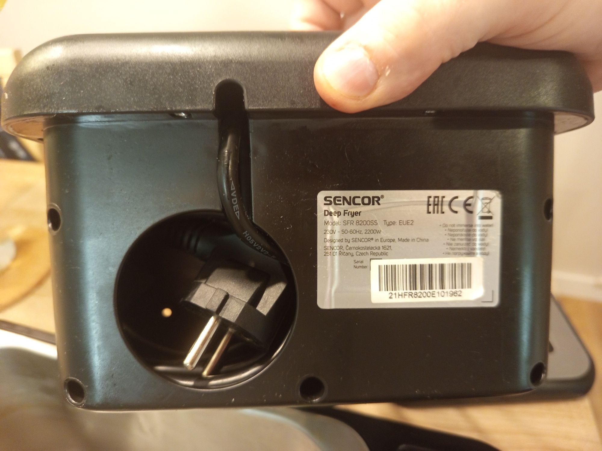 Frytkownica SENCOR SFR 8200SS 3,2L – Timer,