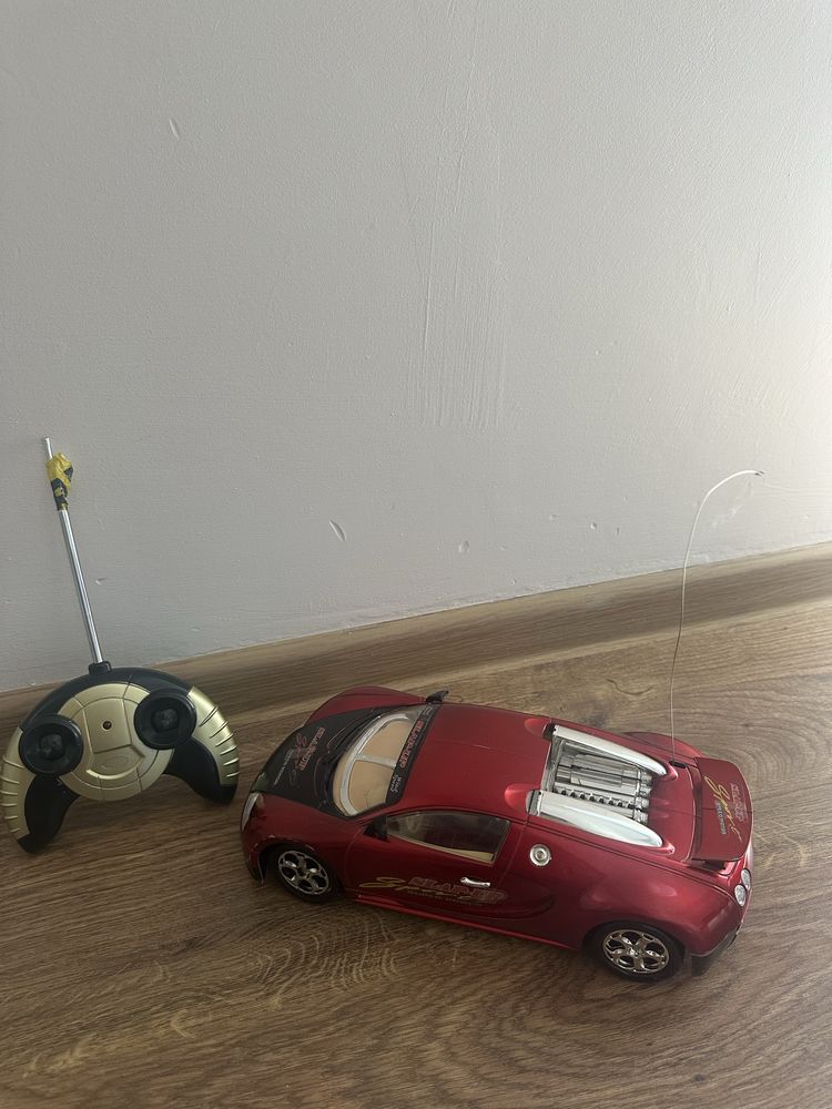 Auto zdalnie sterowane Bugatti Veyron z pilotem na baterie