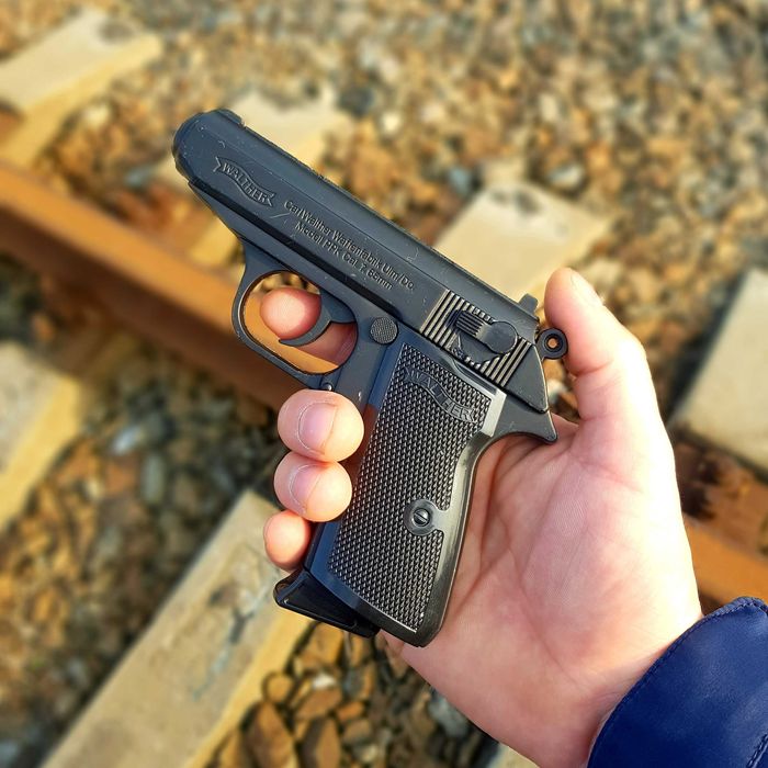 Пістолет турбо запальничка VALTER зажигалка