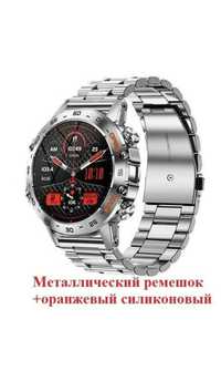 Smart часы Смарт часы годинник Два ремешка металлический корпус К52