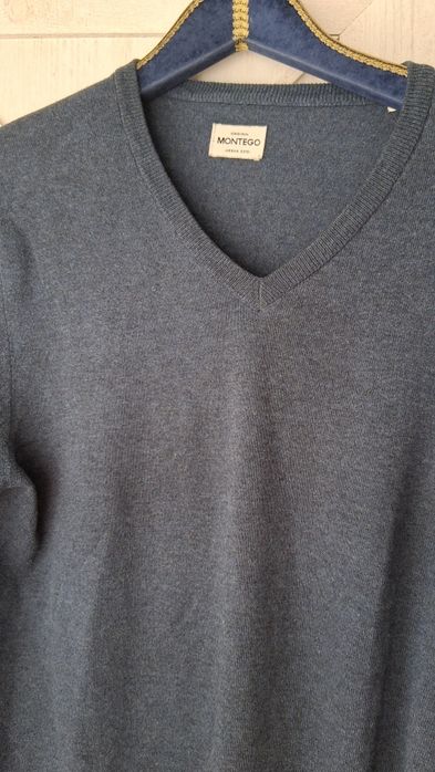 Sweter męski w serek