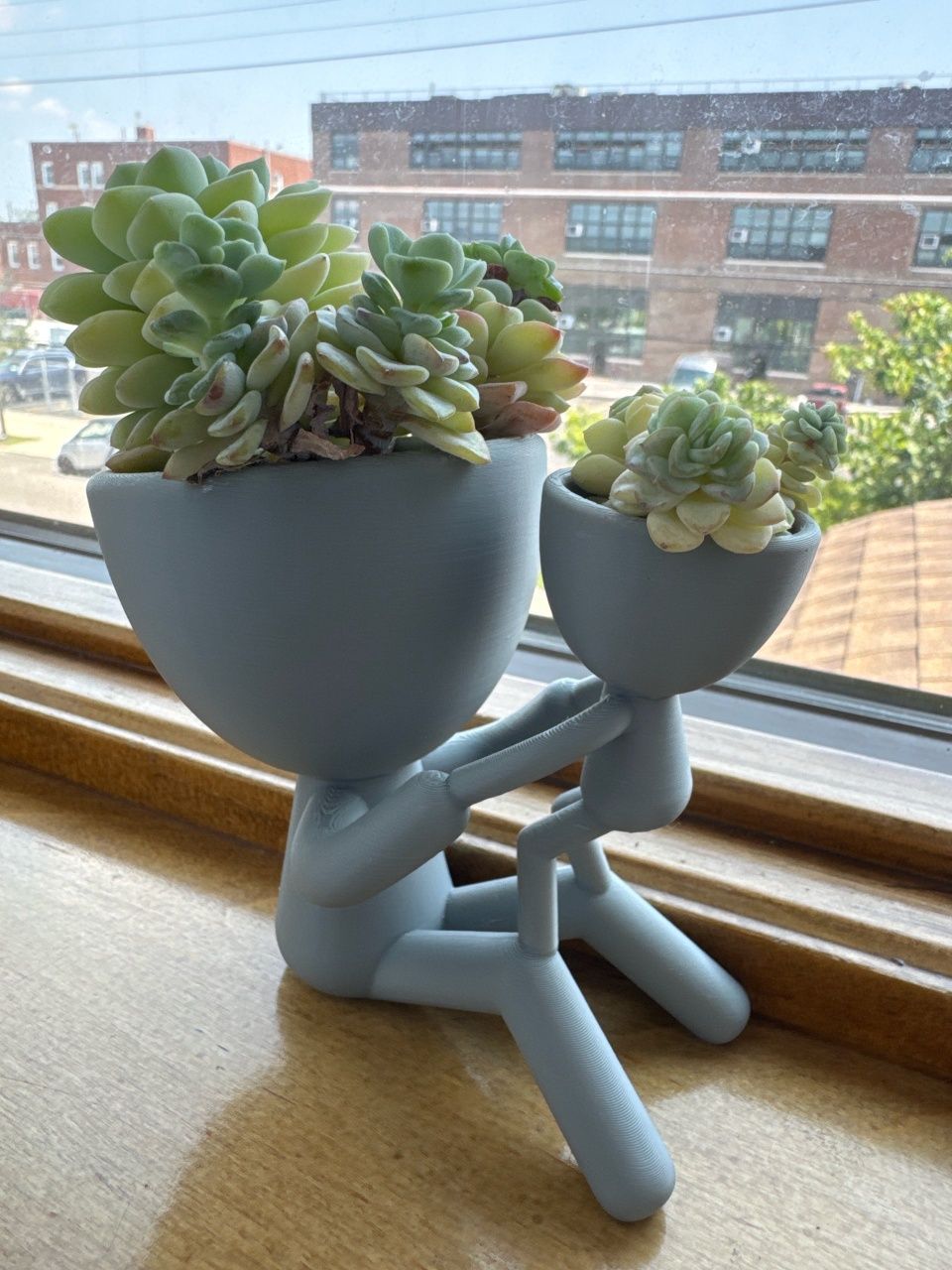 Vaso mãe e filho
