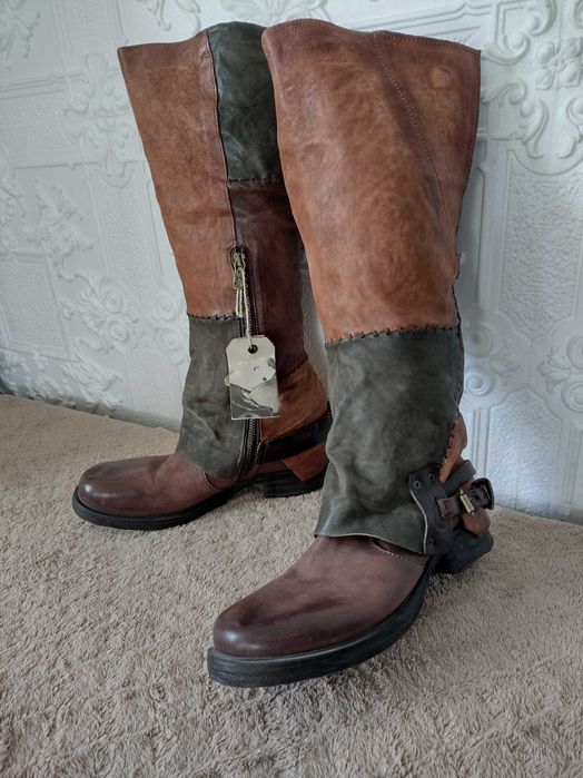 A.S. 98 сапоги до колена salvador ультра редкость! евро 40