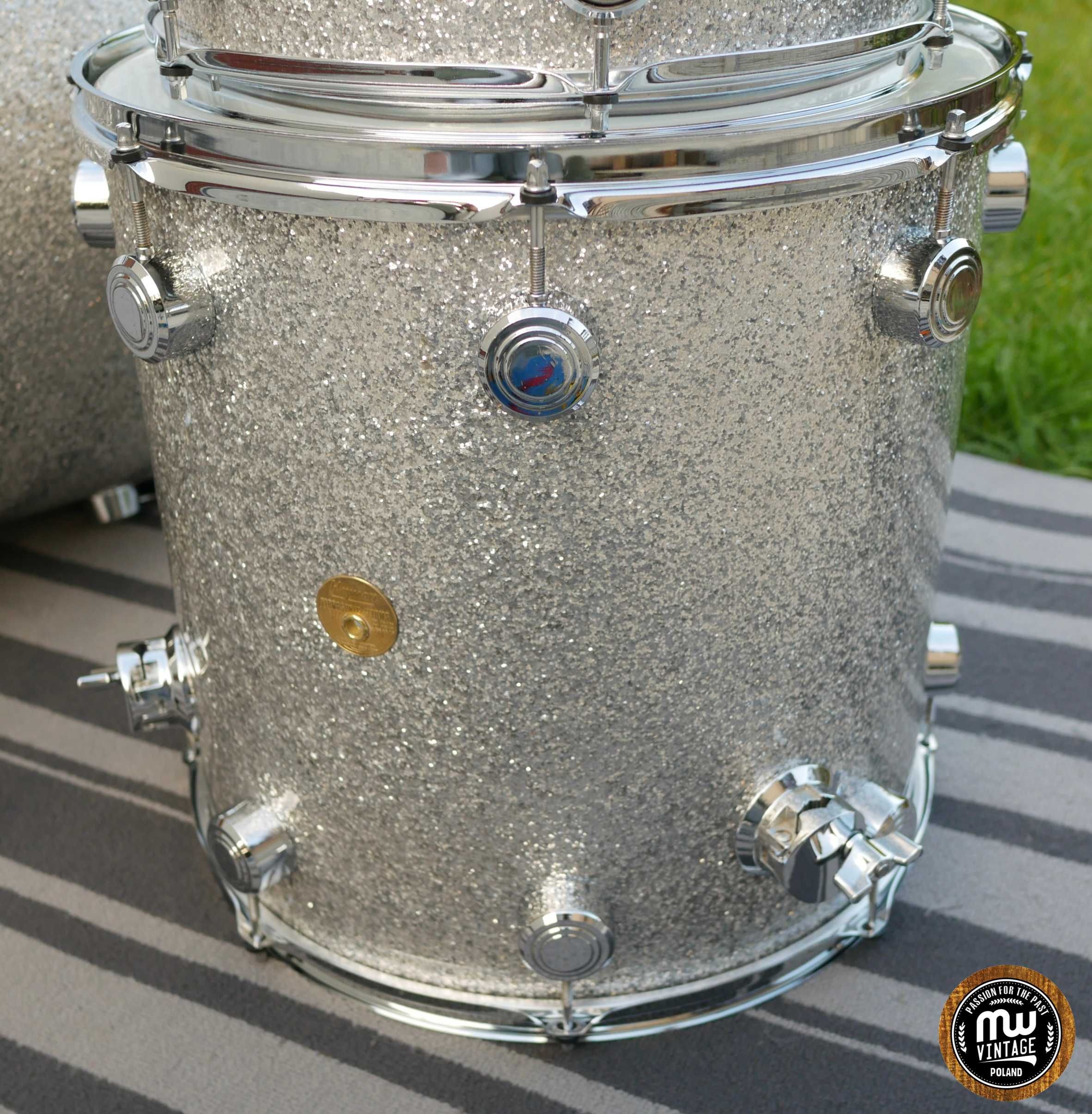 Perkusja Hayman Vibrasonic 24", 13", 16" Silver Sparkle Vintage ‼️
