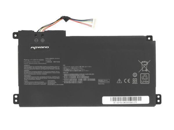 Bateria Movano para Asus Vivobook 14 E410MA, 14 L410MA, L510MA, R522MA