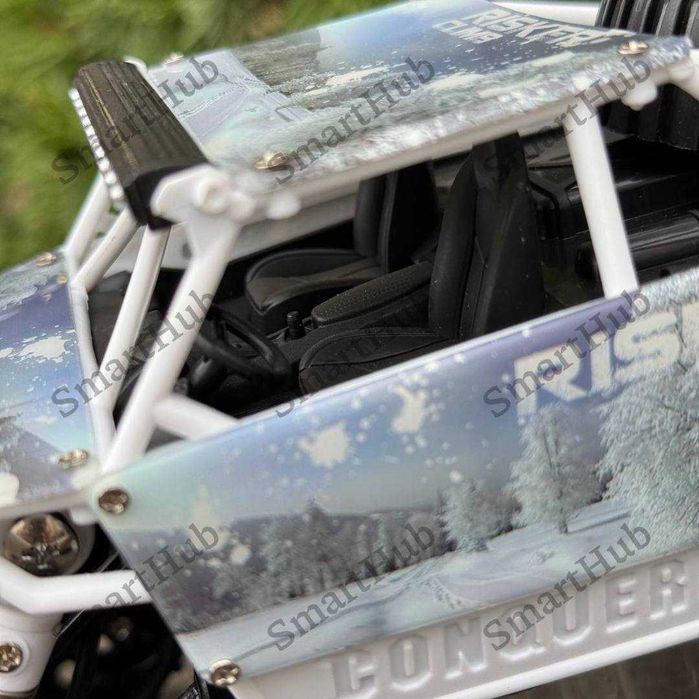 Монстр-трак на радиоуправлении “Snow Rider 4x4” Белый, Джип на пульте