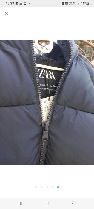 Пуфер, стьобане пальто ZARA 134