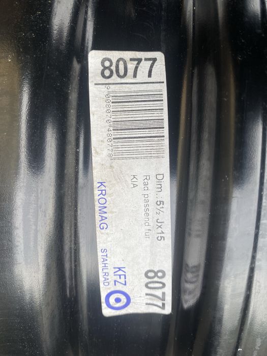 Диски R15 5х114.3 5.5JH ET-47 для Hyundai / Kia / Mazda / Mitsubishi