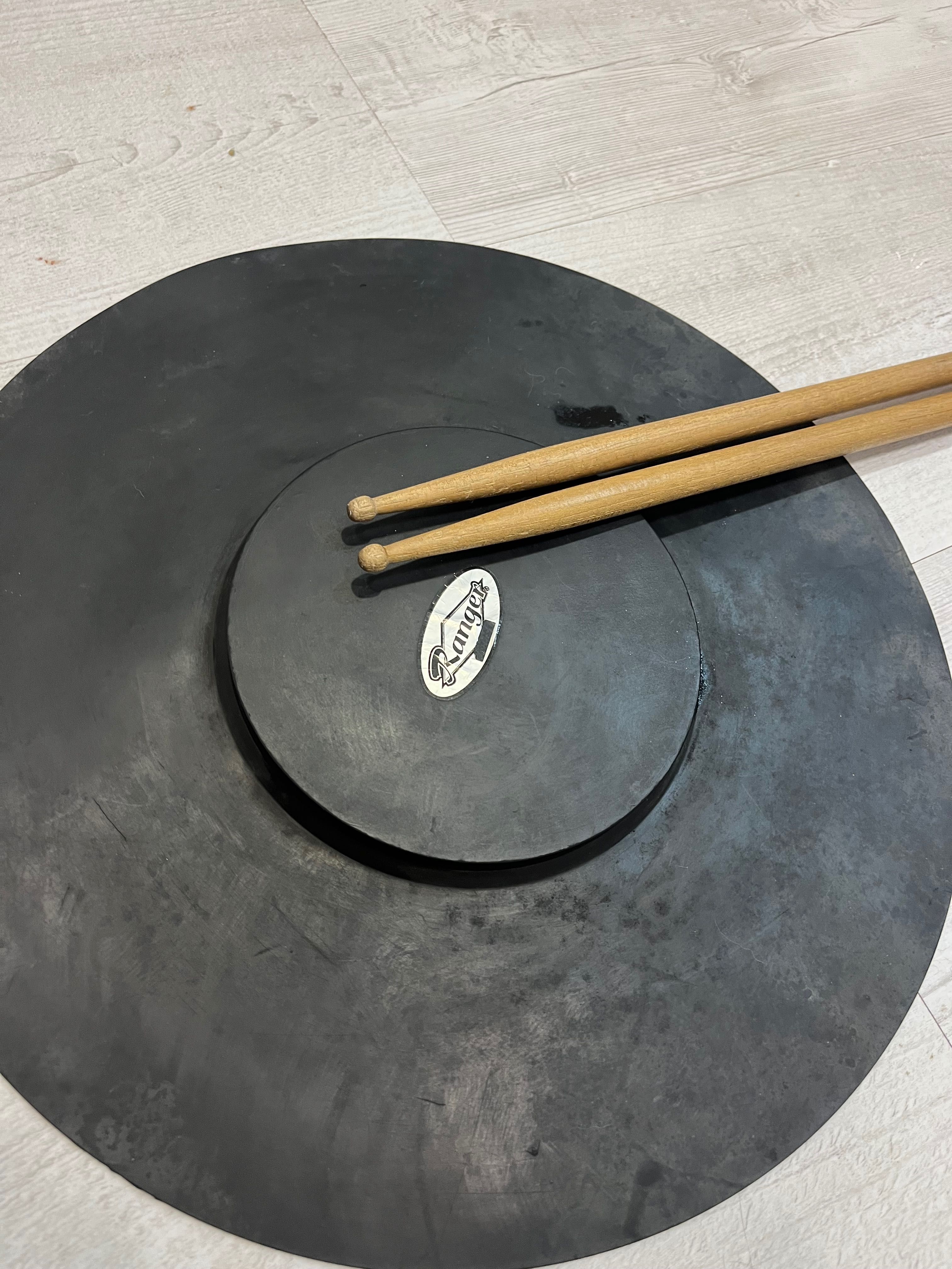 Abafador de som para treino e baquetas