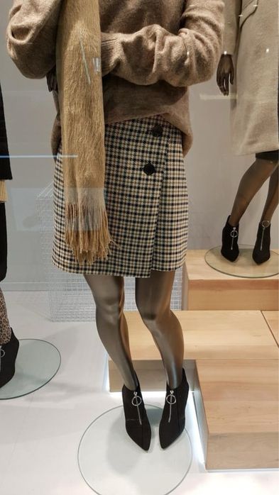 H&M Spodniczka w krate rozmiar  158 elegancka