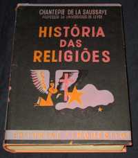 Livro História das Religiões Chantepie de La Saussaye 1ª edição 1940