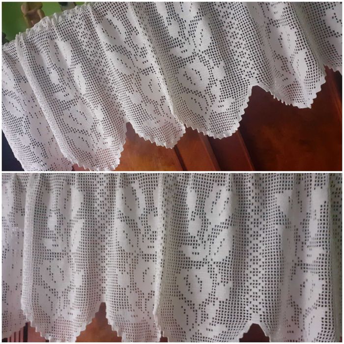 Lamberkin koronkowy wzór Tulipany