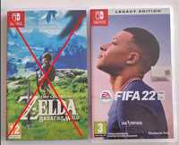 Jogos Nintendo Switch - Zelda Breath of the Wild / Fifa 22