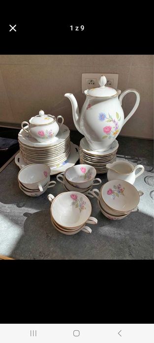 Porcelana stara Seltmann Weiden Bawaria 40 sztuk