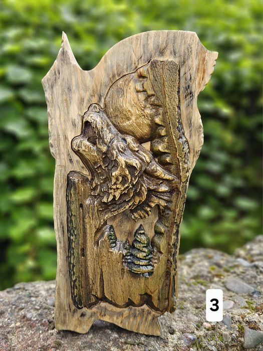 Bieszczadzki Wilk - płaskorzeźba