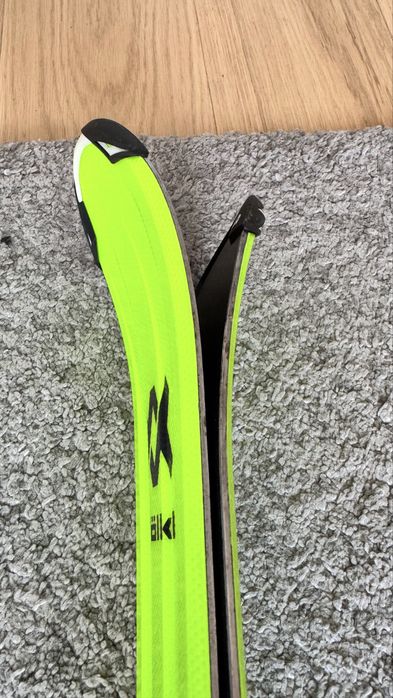 Narty Volkl RTM JR 140 cm + wiązania Marker, stan bdb